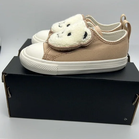 Converse Infant/Toddler CTAS One Strap OX – Size 7 – Warm Quarry/Egret/Black 👟✨ - Picture 5 of 11